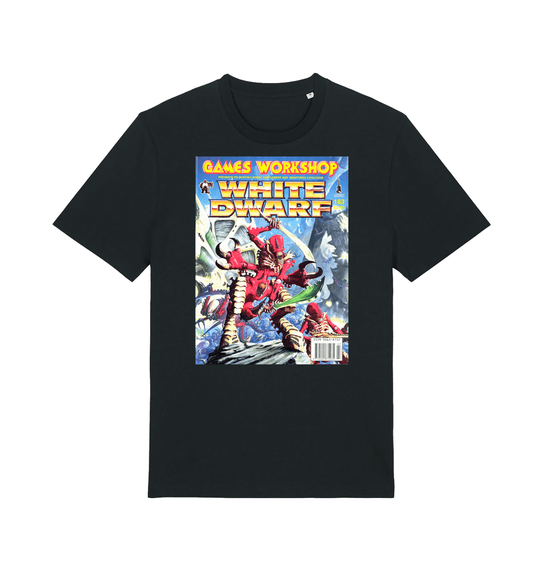 Black Printed T-shirt Front